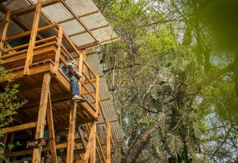 Earth Lodge has Smoking/Balcony rooms