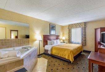 Quality Inn and Suites Coldwater near I-69 has rooms with a private hot tub