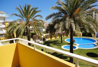 2 bedrooms appartement at Denia 500 m away from the beach with shared pool enclosed garden and wifi has Balcony rooms