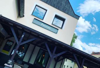 Penzion & Restaurace U Vily has Balcony rooms