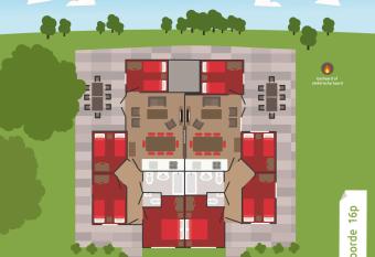 Voorde 16 pers. bungalow allows 18 year olds to book a room