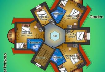 Private Villa with indoor pool has rooms with a private hot tub