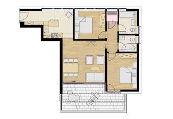 Bergzauber Appartements has rooms with a private hot tub