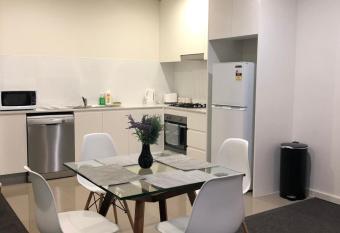 Modern Apartment in Liverpool CBD has Balcony rooms