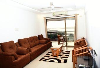 3 BHK Apartment with river view has Balcony rooms