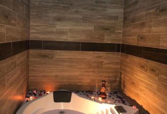 Hotel dreams rooms has rooms with a private hot tub