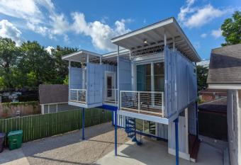 East Downtown Micro-luxe Container Living Pod #10 allows 18 year olds to book a room