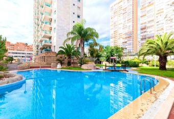 One bedroom appartement with sea view shared pool and enclosed garden at La Vila Joiosa has Balcony rooms