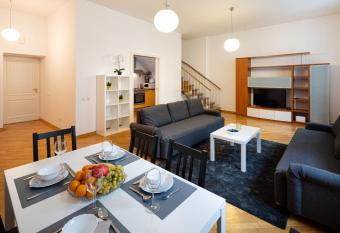 Old Riga Two floor Palasta Loft Apartment with river view allows 18 year olds to book a room