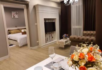 Exclusive Garden View 1 bedroom suite @Patio Bangsaen has Balcony rooms