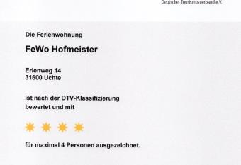 Ferienwohnung Uchte allows 18 year olds to book a room