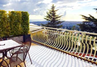 2 bedrooms appartement with sea view furnished terrace and wifi at Trecastagni 9 km away from the beach has Balcony rooms