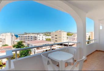 One bedroom appartement with sea view shared pool and furnished balcony at Sant Josep de sa Talaia has Balcony rooms