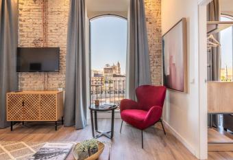 Home Art Apartments M  laga has Balcony rooms