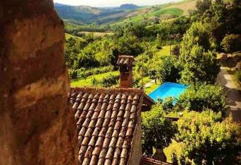 2 bedrooms appartement with shared pool spa and garden at Monte San Pietro has rooms with a private hot tub