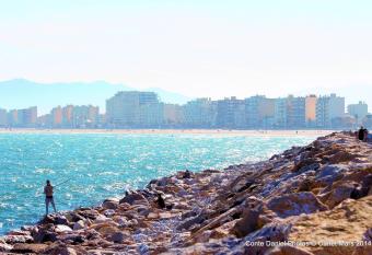 Appartement de 2 chambres avec terrasse et wifi a Canet en Roussillon has Balcony rooms