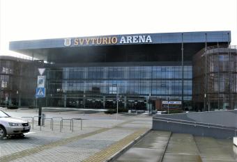 Apartaments near   vyturio arena with two bedrooms has rooms with a private hot tub