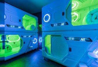 Art Seven Hostel Capsules allows 18 year olds to book a room