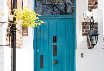 The green house has Balcony rooms