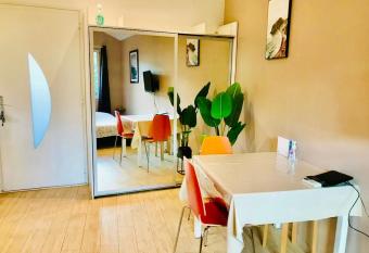 Studio 10 minutes centre easy parking climatisation allows 18 year olds to book a room