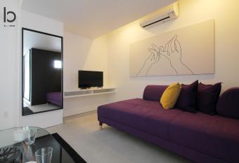 bHOTEL Heiwaoodori 201 - New Apt in Famous Hiroshima Dori Max 6p has Balcony rooms