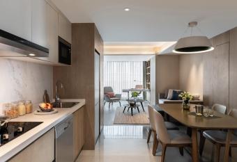 Marriott Executive Apartments Chongqing has rooms with a private hot tub