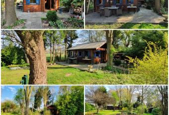 Chalet in paradise garden allows 18 year olds to book a room