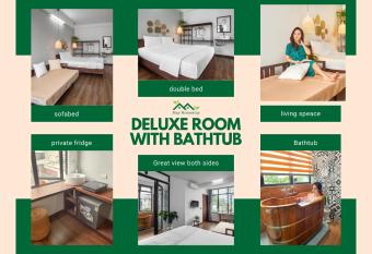 Entire Cosy Apartments May Homestay Hanoi has rooms with a private hot tub