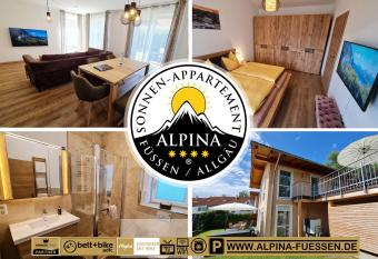 Alpina Sonnen-Appartements F  ssen incl XL-Sonnen-Terrasse & K  nigscard has Balcony rooms