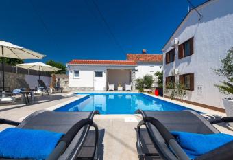 ADRIA-Holiday House with a beautiful pool in Krk has Balcony rooms