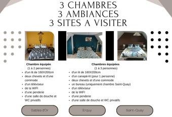 Le Hameau du Petit Carpont - Baie de Saint Brieuc-entre Paimpol et Erquy has Balcony rooms