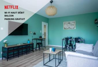 Le Colibri - Stationnement gratuit - Balcon - Jusqu    4 personnes has Balcony rooms