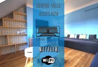 Gites de l isle - S  jours Pro - Wifi - Netflix - Plein centre-ville allows 18 year olds to book a room