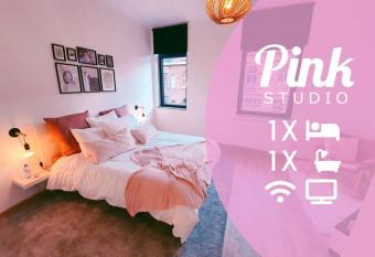 Pink studio Mons     TOP position ! has Balcony rooms