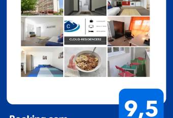 Charmant 2 pi  ces proche de Paris has Balcony rooms