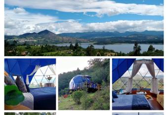 Glamping Blue has Balcony rooms