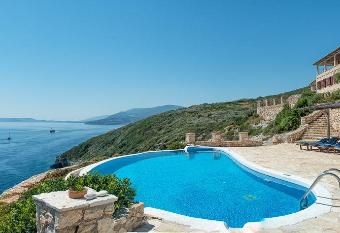 Luxury Zakynthos Villa Harron Villa 4 Bed Private Pool Agios Nikolaos allows 18 year olds to book a room