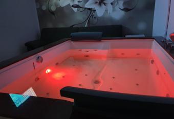 Casa Hanea & SPA piscina exterioara incalzita ,sauna, jacuzzi privat in fiecare apartament has rooms with a private hot tub