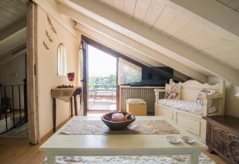 cozy attic has Balcony rooms