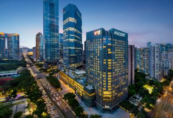 Ascott ICC Guangzhou-Free shuttle bus for canton fair has rooms with a private hot tub