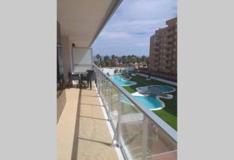 APARTAMENTO A ESTRENAR EN MIRAMAR-MARINA D  R-1era linea de playa has Balcony rooms