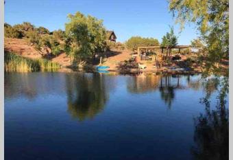 Cabin by the pond (The Funk Starts Here) has Balcony rooms