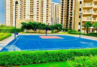 The Friend   s Square near IndiaExpo Mart has Balcony rooms