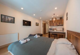 New Gudauri Apartment Loft 2 N332 has rooms with a private hot tub