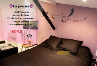 La pens  e - centre ville - WIFI- parking allows 18 year olds to book a room