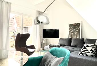 Das Stader Loft has Balcony rooms