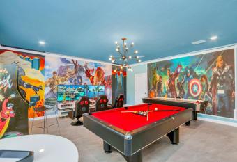 Large Villa, Private Poolgame Roommovie Theater has Balcony rooms