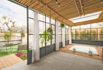 Essential suite has rooms with a private hot tub