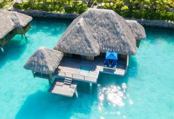 The St. Regis Bora Bora Resort has rooms with a private hot tub