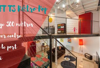 Le Loft Retro Pop : Centre/Port/Plage allows 18 year olds to book a room